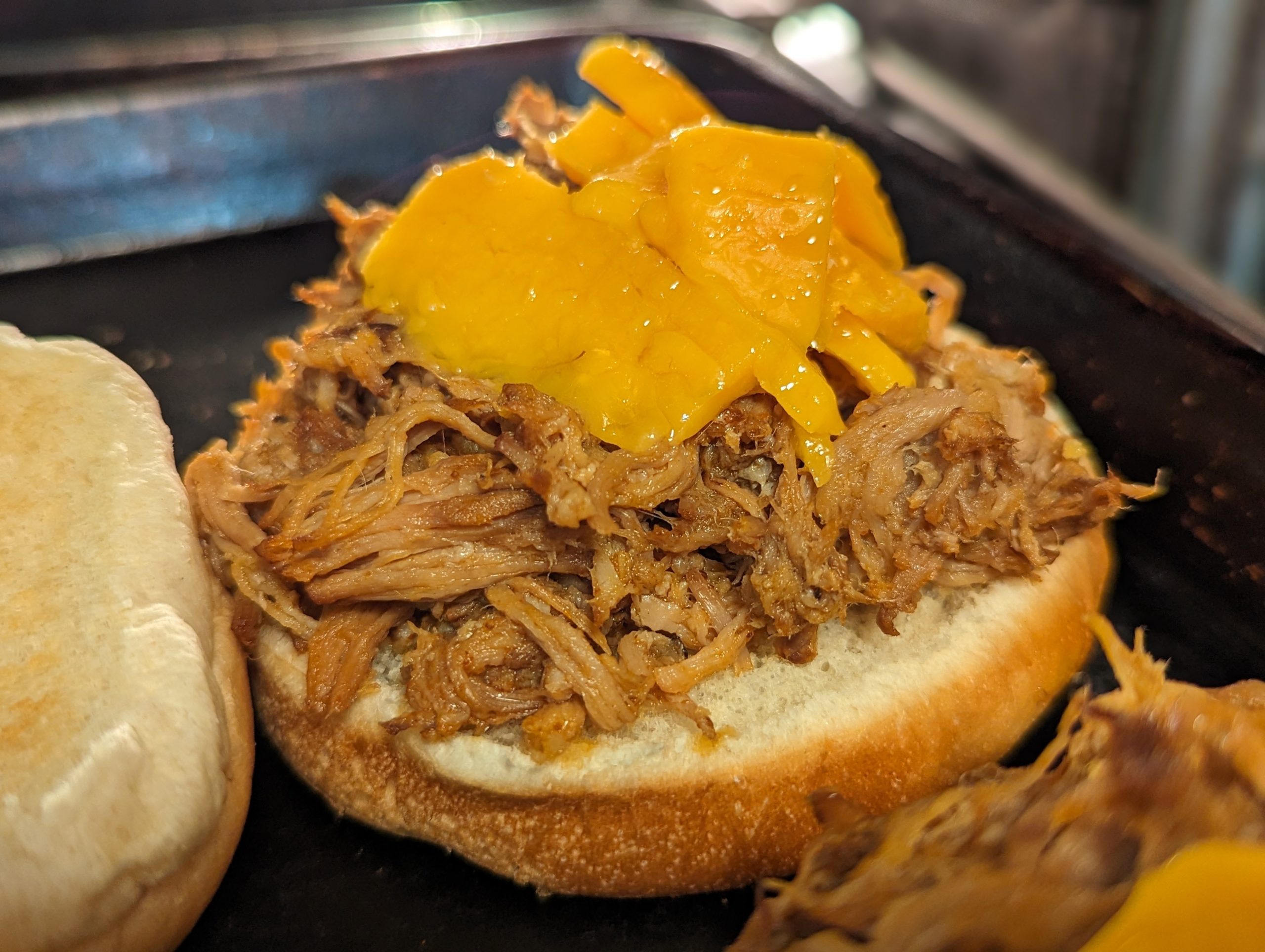 Slow Cooked Pulled Pork Sammy